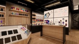 Design, manufacture and installation of stores: iPOP Studio Shop Buriram